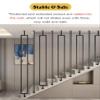 Adjustable Metal Stair Railing for Level and Sloped Stairs, Fall-Protection Safety Post view 3