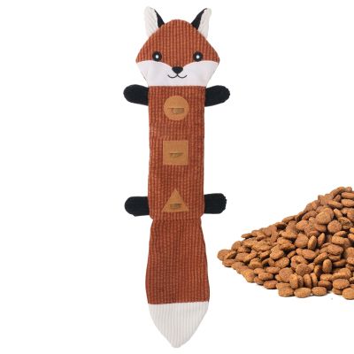 Dog Sniffing Toy | Squeaky Slow Feeder Stuffing Puzzle