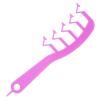 Texturizing Comb, Z-Shaped Bangs Comb, Volumizing Brush, Antistatic view 1