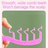 Texturizing Comb, Z-Shaped Bangs Comb, Volumizing Brush, Antistatic view 4