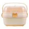 Toddmomy Portable Baby Bottle Storage Box with Lid, Large Drying Rack and Dust Protection view 1