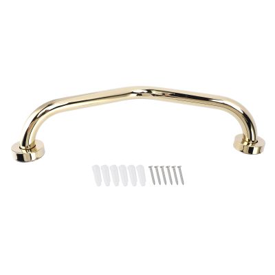 17-Inch Shower Grab Bar, Gold Stainless Steel
