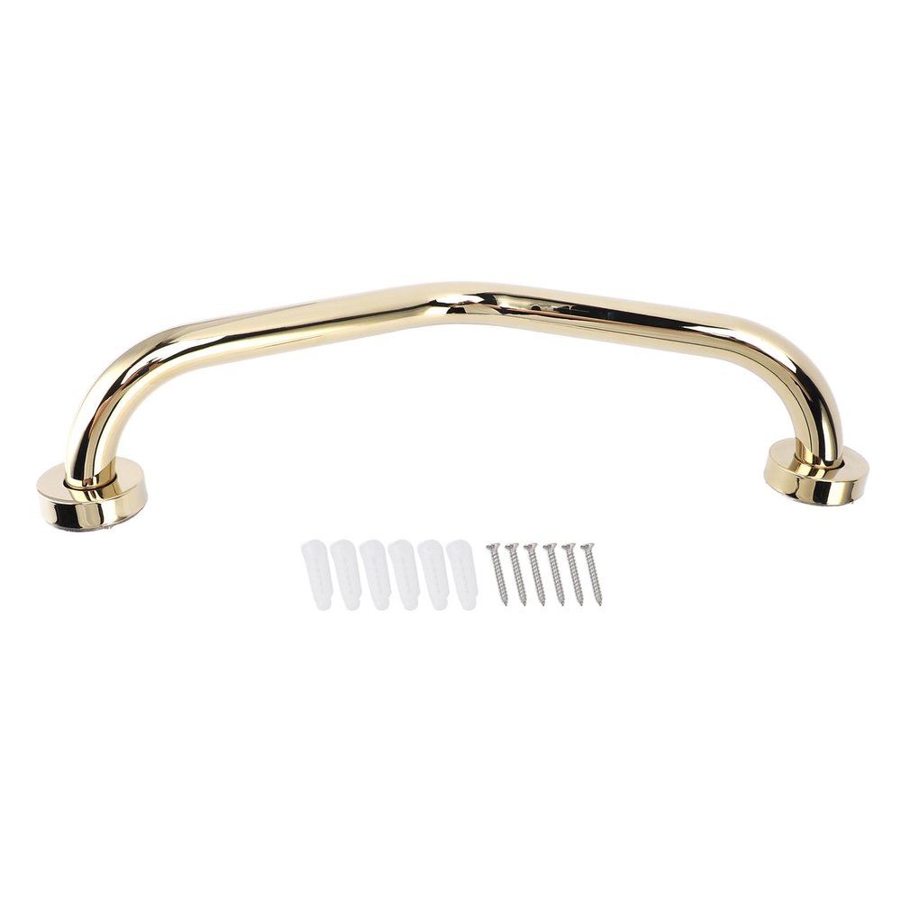 17-Inch Shower Grab Bar, Gold Stainless Steel