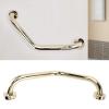 17-Inch Shower Grab Bar, Gold Stainless Steel view 4