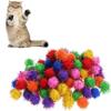 BFZOO Colorful Mini Tinsel Balls - 100 Pack view 3