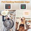 Dog Fed Sign - Prevent Overfeeding Chart view 2