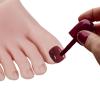 Realistic Silicone Foot Model for Nail Art & Pedicure Training, Half Practice Foot with Natural Toes (Right) view 2