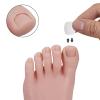 Realistic Silicone Foot Model for Nail Art & Pedicure Training, Half Practice Foot with Natural Toes (Right) view 3