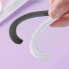 Saluaqui Silicone Mask Strap Extenders, Reusable Ear Savers for Pressure Relief, Soft Comfortable Design, Long-Lasting Wear (BLACK) view 2