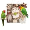 15 cm Bird Chew Toy - Durable Paper and Wood view 1