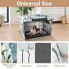 RPLIFE Dog Crate Cover with Cute Rabbit Pattern, Mesh Windows, XL view 4