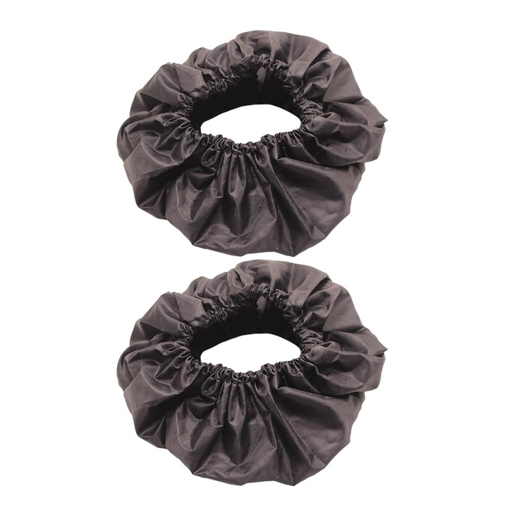 HOODANCOS Stroller Wheel Covers, Dirt-Resistant, Portable, 2-Piece Oxford Fabric, Black, Random Color