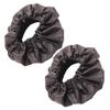 HOODANCOS Stroller Wheel Covers, Dirt-Resistant, Portable, 2-Piece Oxford Fabric, Black, Random Color view 3