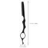 CIMAXIC Professional 11-Piece Hair Thinning Set with Steel Tools and Black Handle for Salon and Home Styling view 2