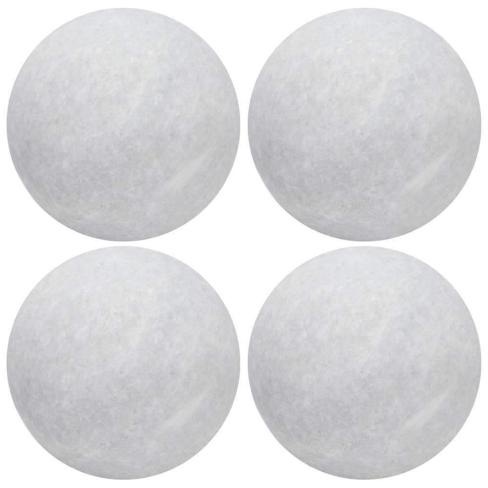 4 Reusable Natural Marble Ice Stones for Christmas Gifts