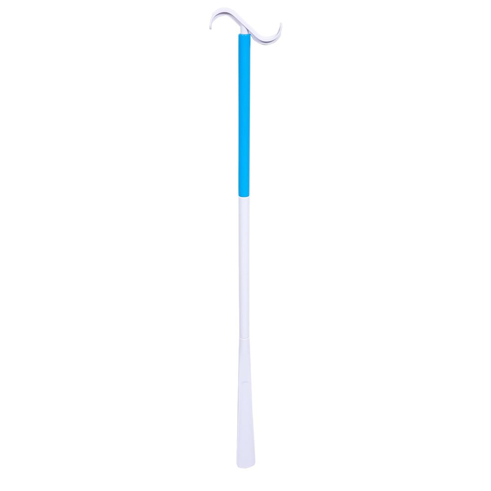 MAGICLULU 2-in-1 Plastic Shoe Horn and Dressing Stick, Detachable, Lightweight Dressing Aid for Seniors and People with Disabilities