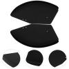 Replacement Side Wind Guards, Black, 1 Pair, ABS, for Wheelchairs view 4