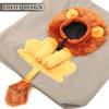 EXAOMBLE Foldable Cat Carrier with Breathable Canvas, Lion Head, 157 x 138 Inches view 4