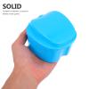 BCOATH 2-Pack Plastic Denture Storage Boxes with Integrated Hanging Sieve and Flip Closure view 3