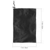 Durable Drawstring Storage Bag for Walking Cane, Nylon, Black view 2