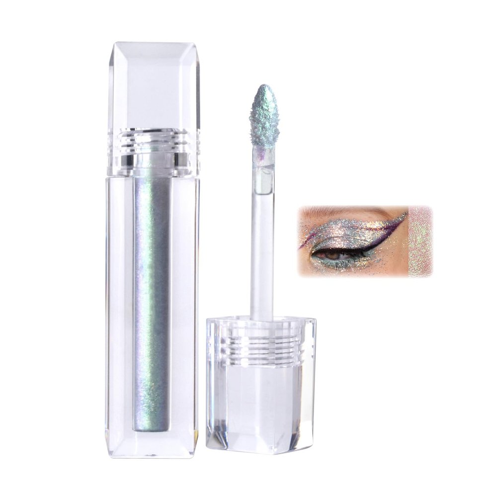 EONFAVE Chameleon Liquid Metallic Eyeshadow, Green, Shade 06 White