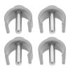 iplusmile ABS and Steel C-Shaped Clamps for Walking Aids, 4-Piece Set view 1