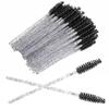 100 Black Disposable Eyelash Brushes view 1