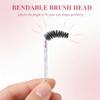 100 Black Disposable Eyelash Brushes view 4