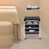 Manicure Storage Cart with 4 Universal Casters, Tool Organizer, and 100 kg Capacity view 4