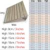 Wooden Threshold Ramp for Wheelchairs and Walkers, 3/4/6/7/8 in Heights, 39.4 x 20 in view 2