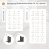 Quest PVC Angle Strip 40 x 40 mm, No Drilling - White, 150 cm view 2