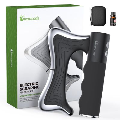 swancode Heated Muscle Scraper with Heat & Vibration