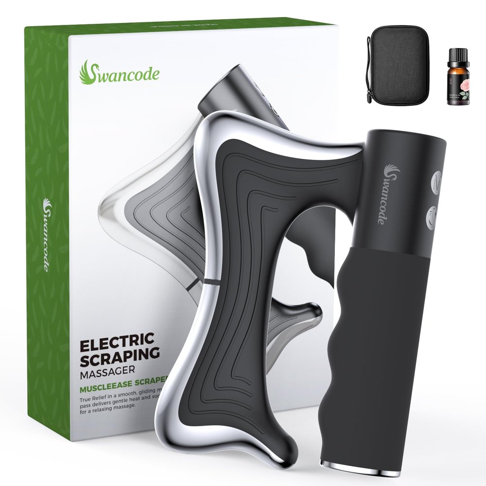 swancode Heated Muscle Scraper with Heat & Vibration