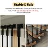 Generic Iron Stair Baluster for Fall Protection, Adjustable Spindles for Attic and Hallway Stairs, Level and Inclined Stairs, Gold, 145 cm (57.1 in/4.8 ft) view 3