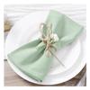 4 x 30 x 45 cm Wedding Cloth Napkins, Sage Green view 2