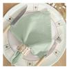 4 x 30 x 45 cm Wedding Cloth Napkins, Sage Green view 3