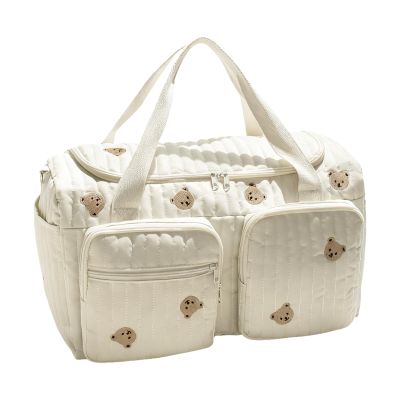 Cute Diaper Bag with Cartoon Bear Design