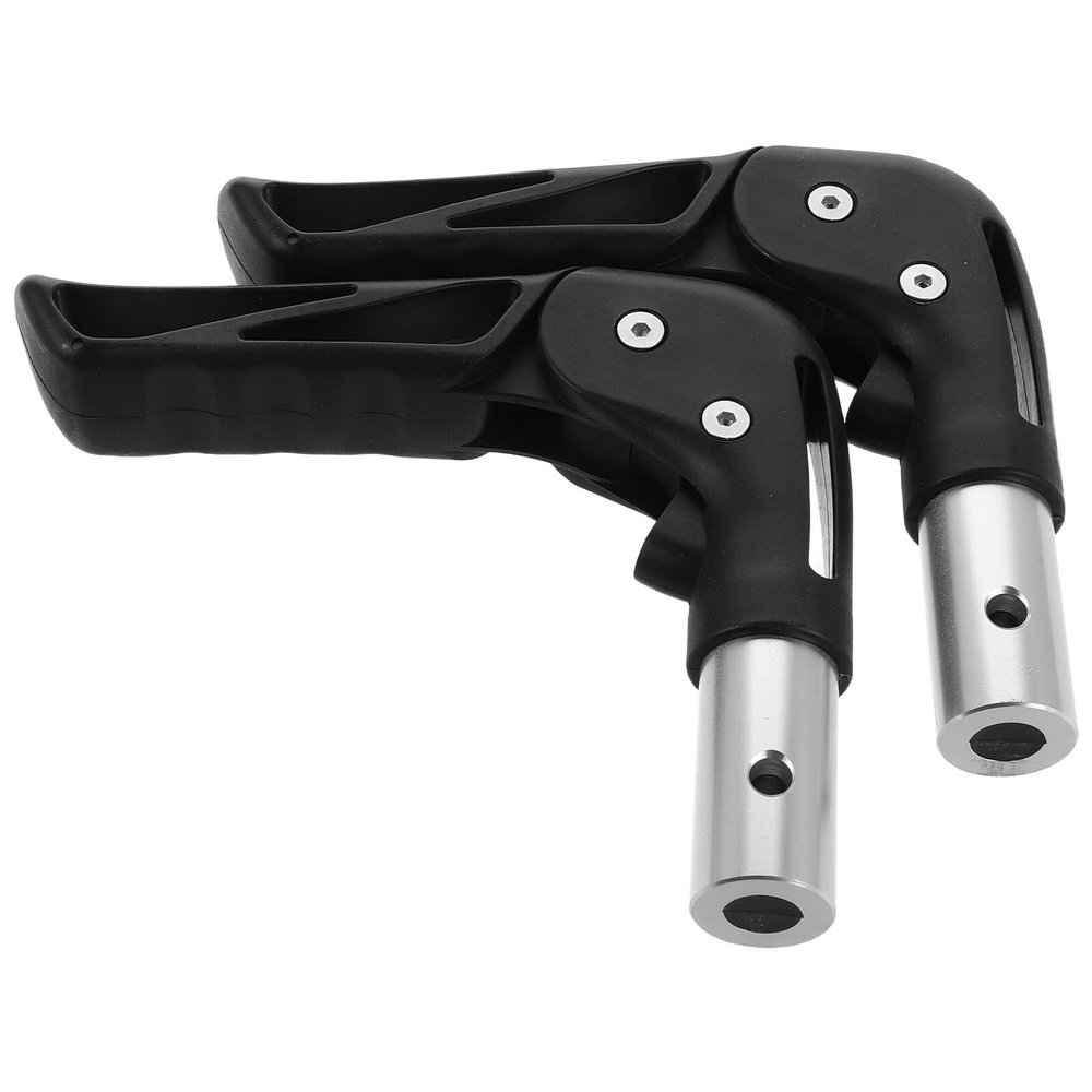 Folding Handle Grips for Wheelchairs, 22 mm, 1 Pair, Plastic and Metal