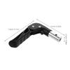 Folding Handle Grips for Wheelchairs, 22 mm, 1 Pair, Plastic and Metal view 2