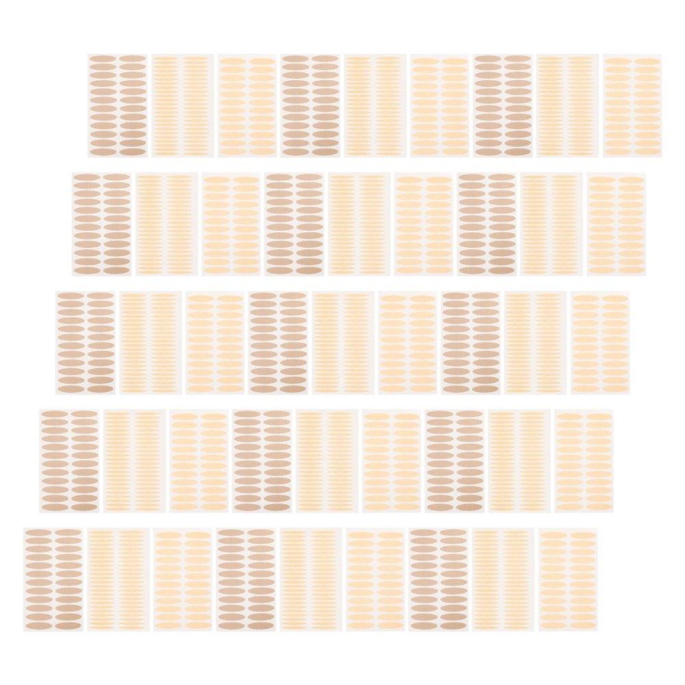 OATIPHO 160-Piece Self-Adhesive Double Eyelid Tape Strips, Invisible, Sweat-Resistant, Olive-Shaped and Round, for Hooded Eyelids