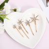 Hohopeti 5-Pack Gold-Tone Alloy Rhinestone Star Hair Clips for Women view 4