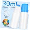 RUNROTOO 6 x 30 ml Refillable Sponge Applicator Bottles, Blue view 3