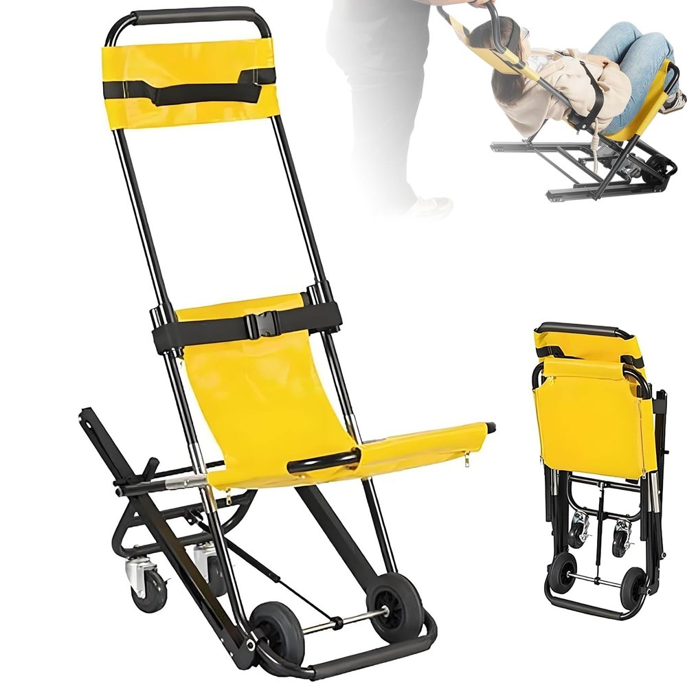 Folding Stair Chair, Manual Evacuation Lift, 159 kg Capacity