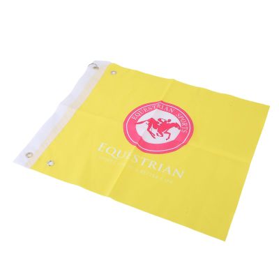 Tomantery Horse Training Flags, Lightweight Riding Equipment for Outdoor Training and Competitions, Set of 2, Command Flags (Yellow)