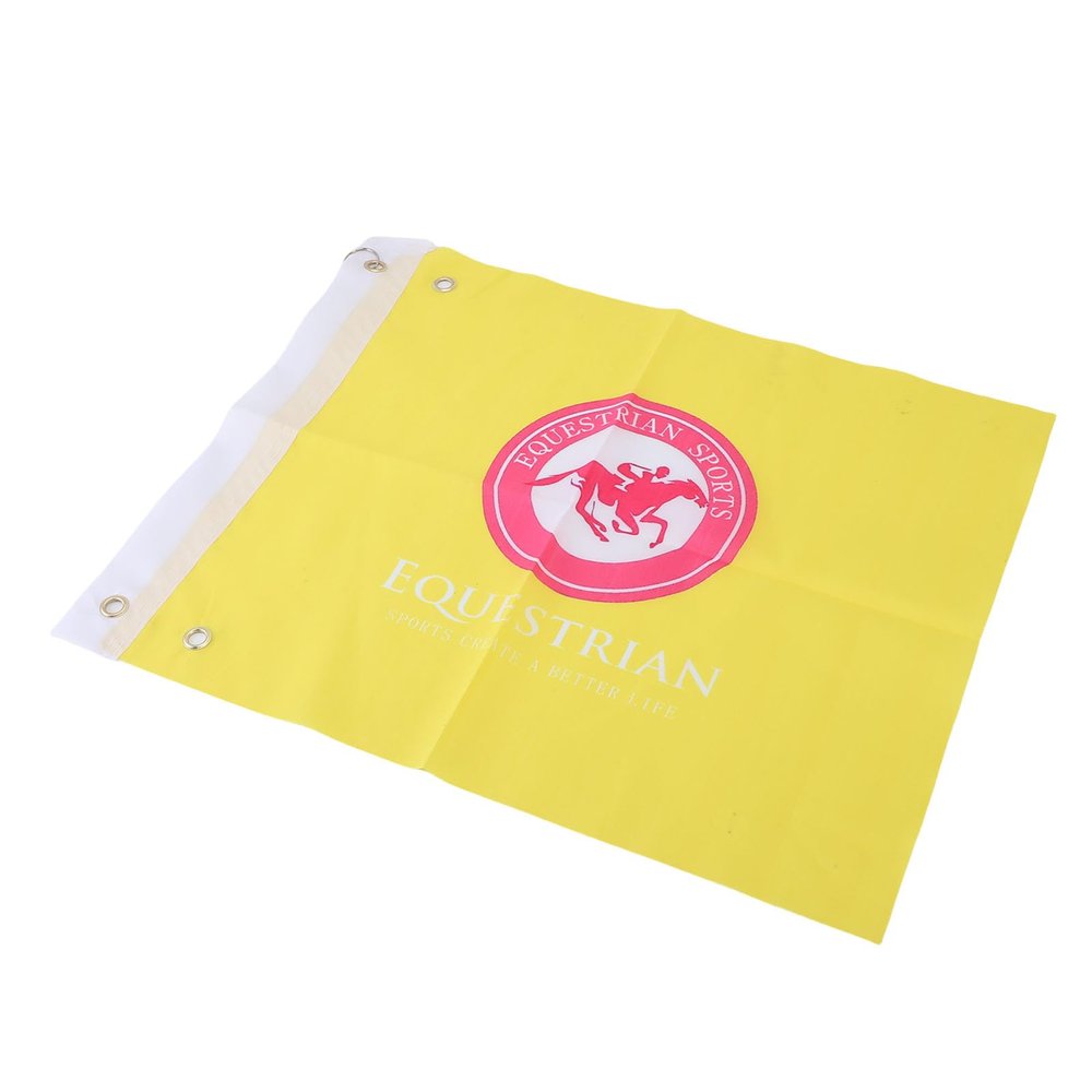 Tomantery Horse Training Flags, Lightweight Riding Equipment for Outdoor Training and Competitions, Set of 2, Command Flags (Yellow)