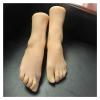 DMETE 1:1 Silicone Right Foot Display Model, Wheat Toes, No Bone view 2
