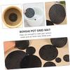 Homoyoyo 36-Piece Plastic Drainage Mesh Mats for Flower Pots and Bonsai Pots view 3
