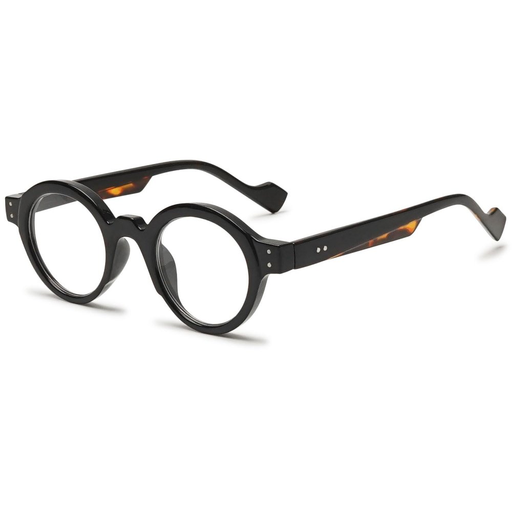 VEVESMUNDO Round Retro Blue Light Filter Glasses