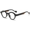 VEVESMUNDO Round Retro Blue Light Filter Glasses view 1