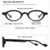 VEVESMUNDO Round Retro Blue Light Filter Glasses view 2